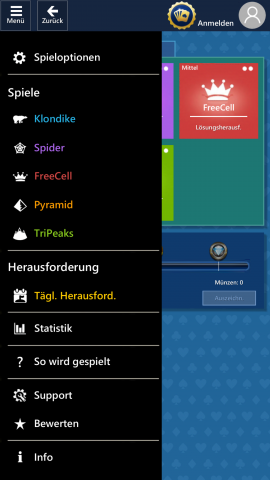 Microsoft Solitaire Collection (Screenshot: Golem.de)